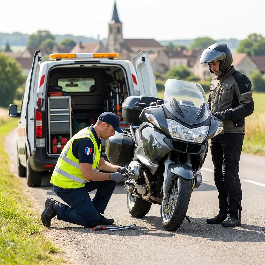 Besoin d'un dépannage moto rapide à Dourdan ?