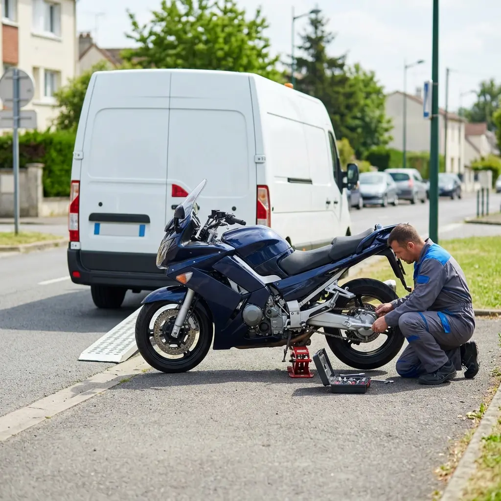 Comment se déroule le dépannage moto à Morangis ?