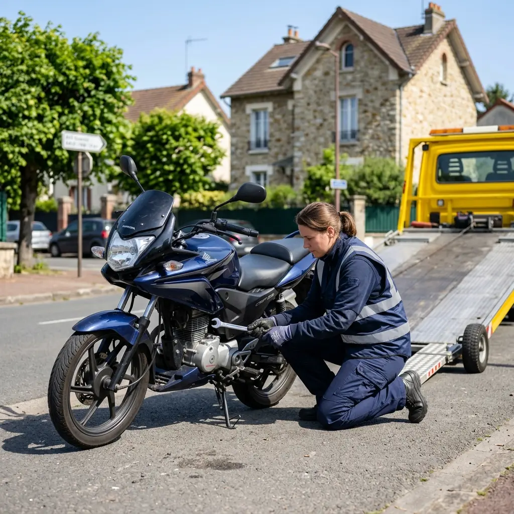 Notre méthode de Dépannage moto à Étiolles