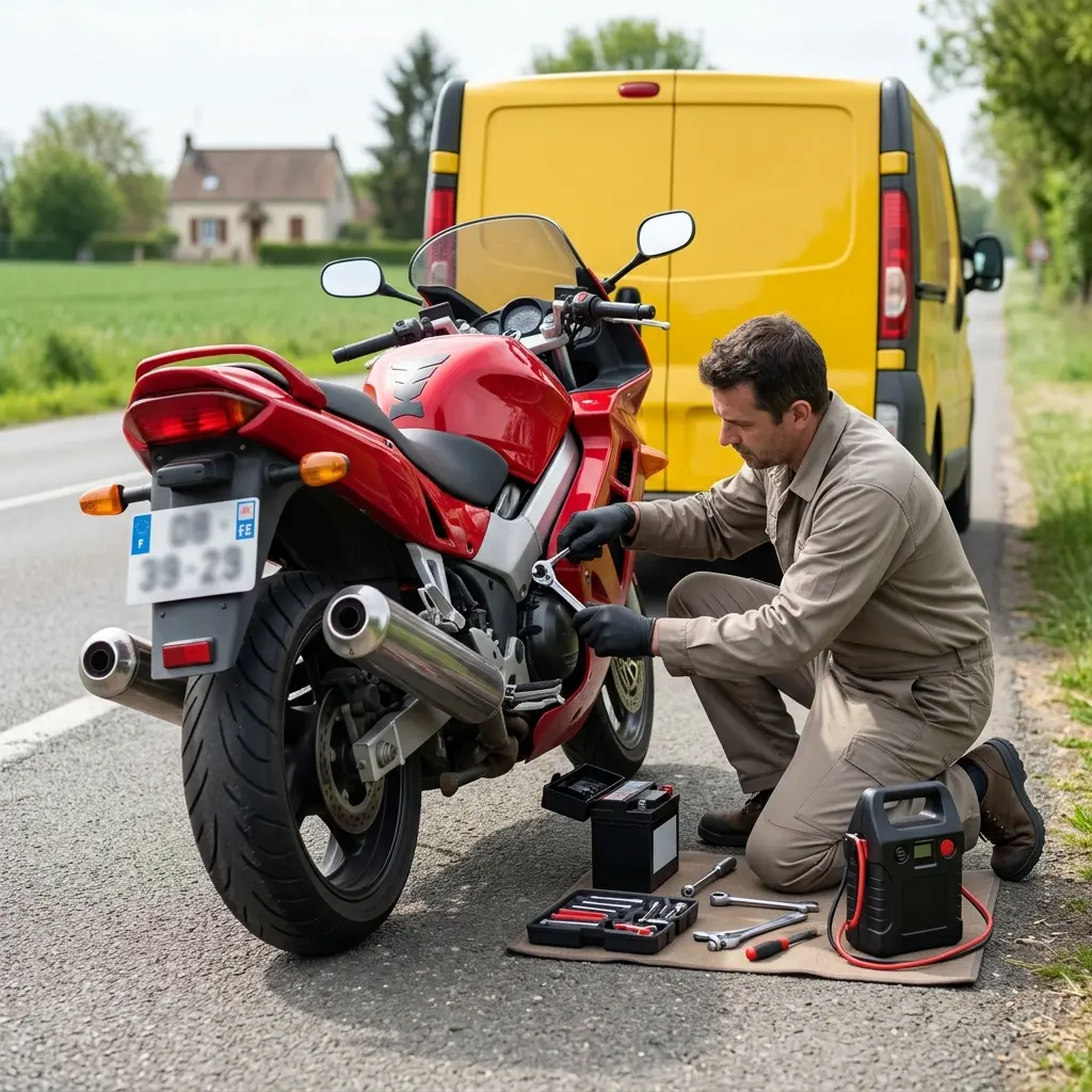 Les bons gestes à adopter lors d'une panne de moto
