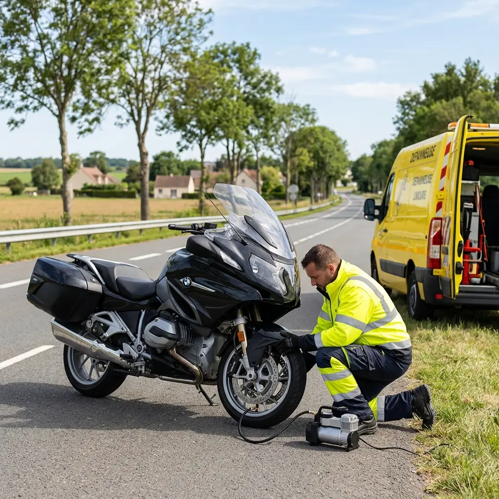 Un service de dépannage moto transparent et professionnel