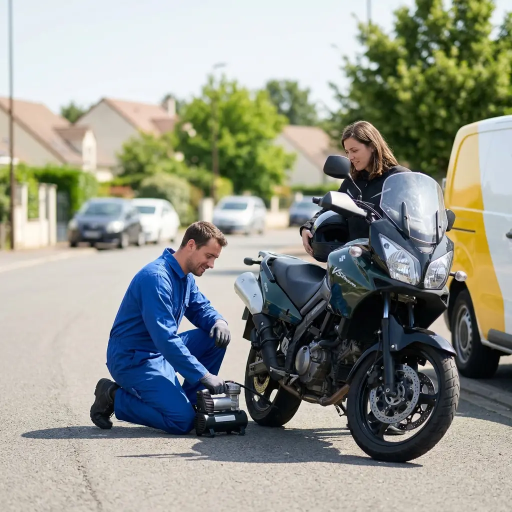 Les bons gestes à adopter lors d'une panne de deux-roues