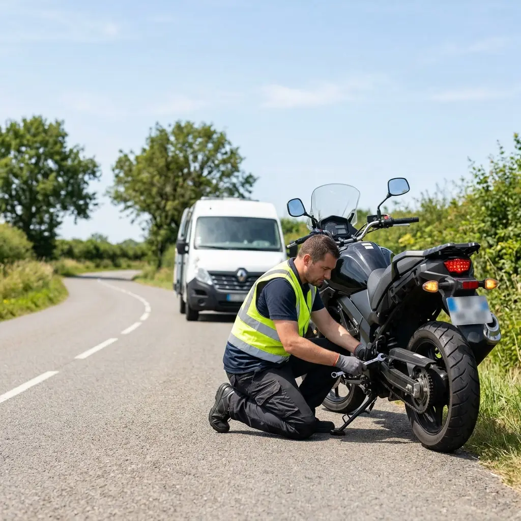 Les bons gestes à adopter en cas de panne de moto à Égly