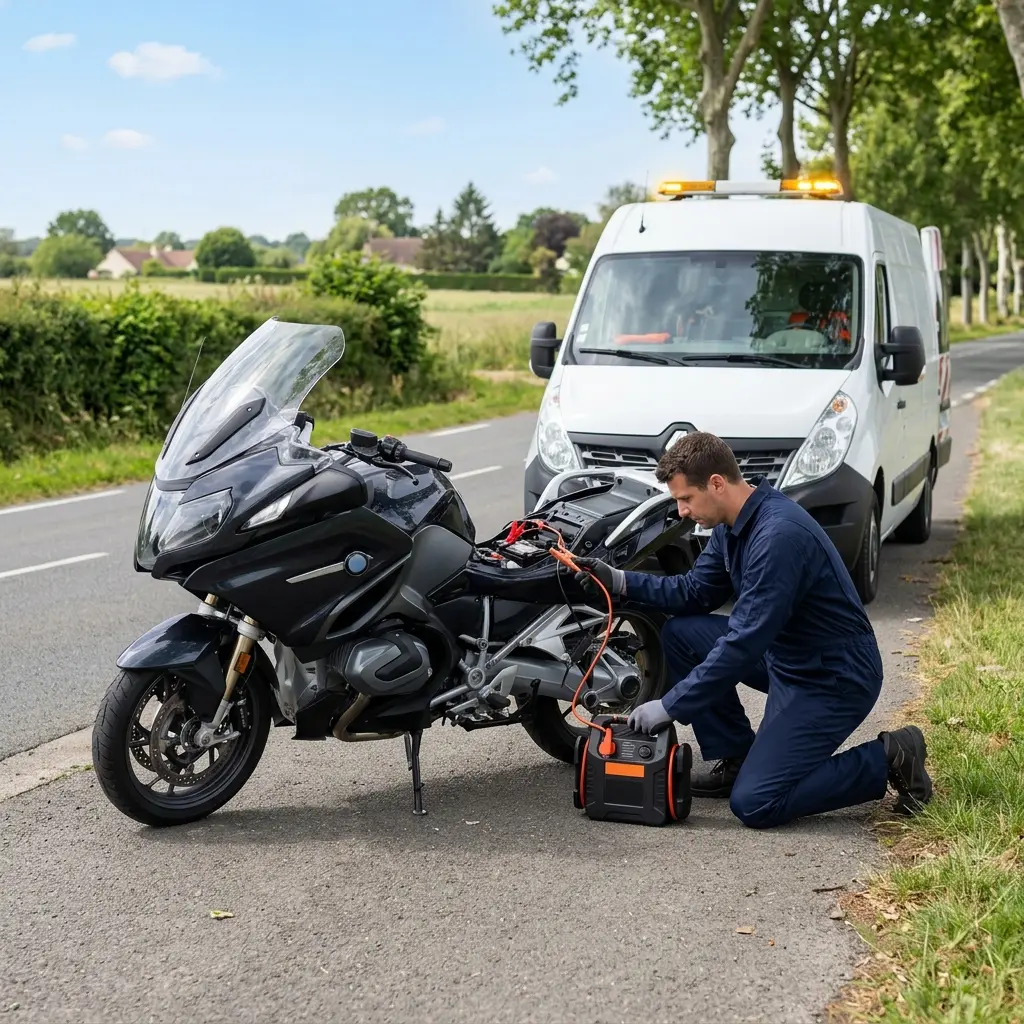 Dépannage moto Égly (91520)