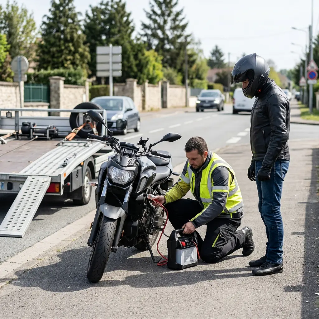 Les bons gestes à adopter lors d'une panne de moto