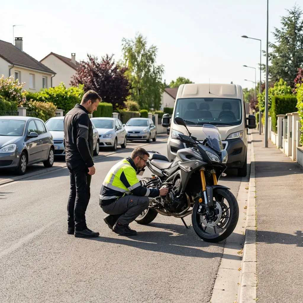 Besoin d'un dépannage moto rapide à Crosne ?
