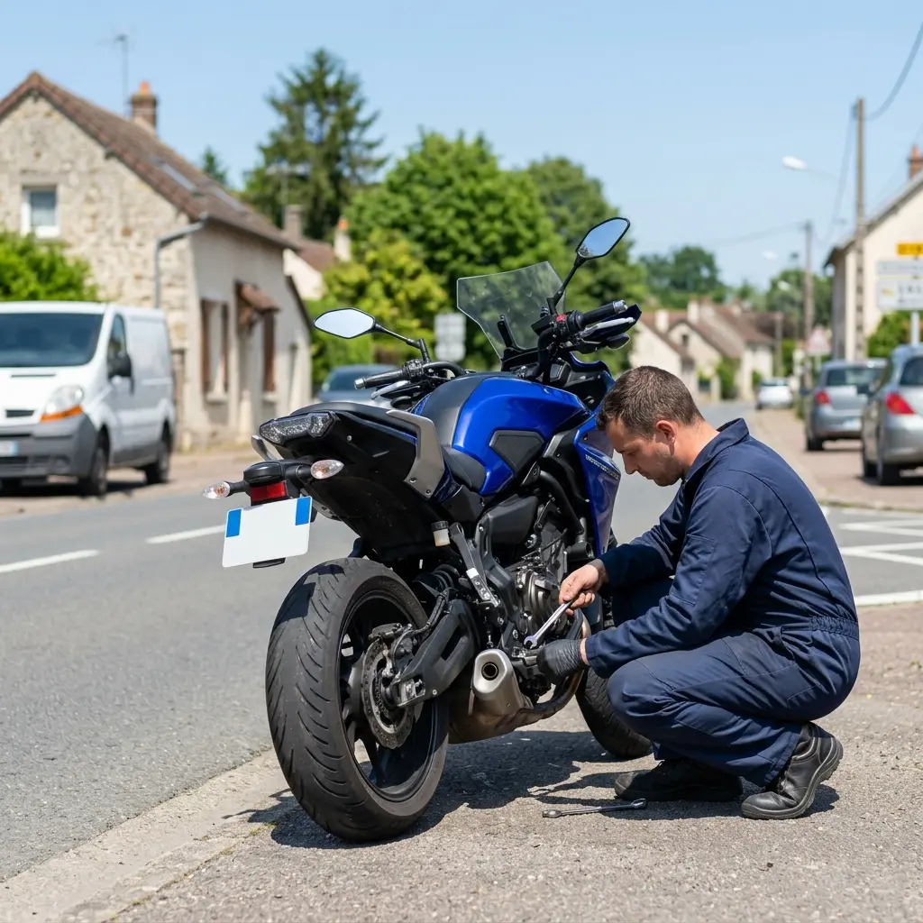 Une solution de dépannage moto rapide et transparente