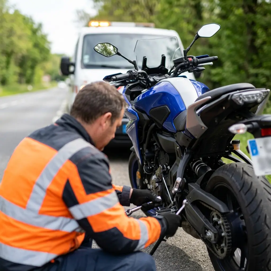 Un service de remorquage moto professionnel et transparent