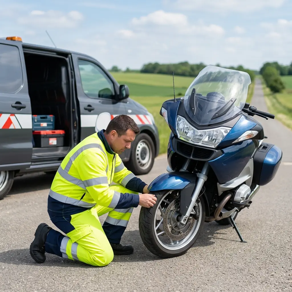 Une solution de dépannage moto sereine et professionnelle