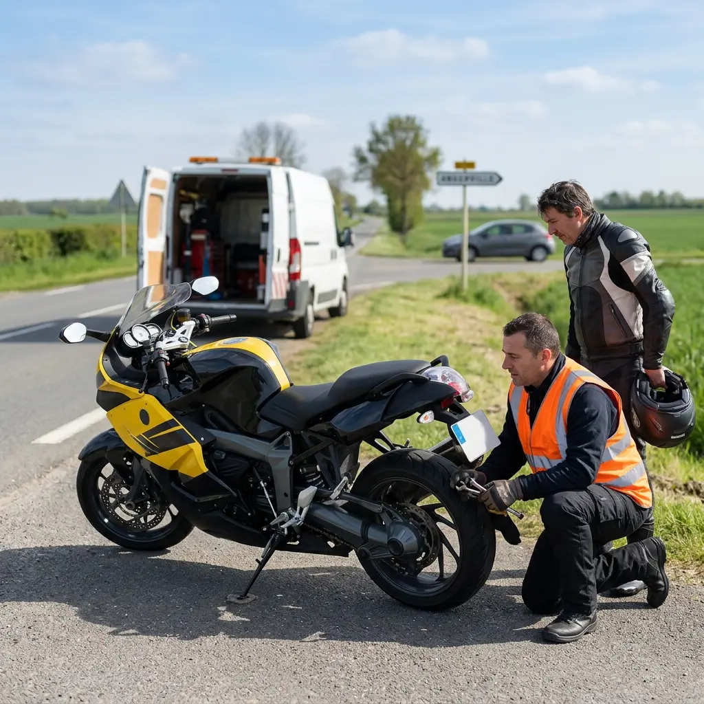 Dépannage moto Angerville (91670)