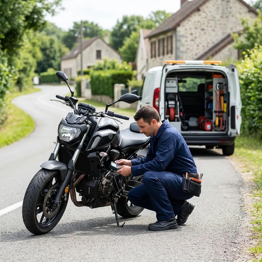 Précautions et réflexes à adopter lors d'une panne de moto