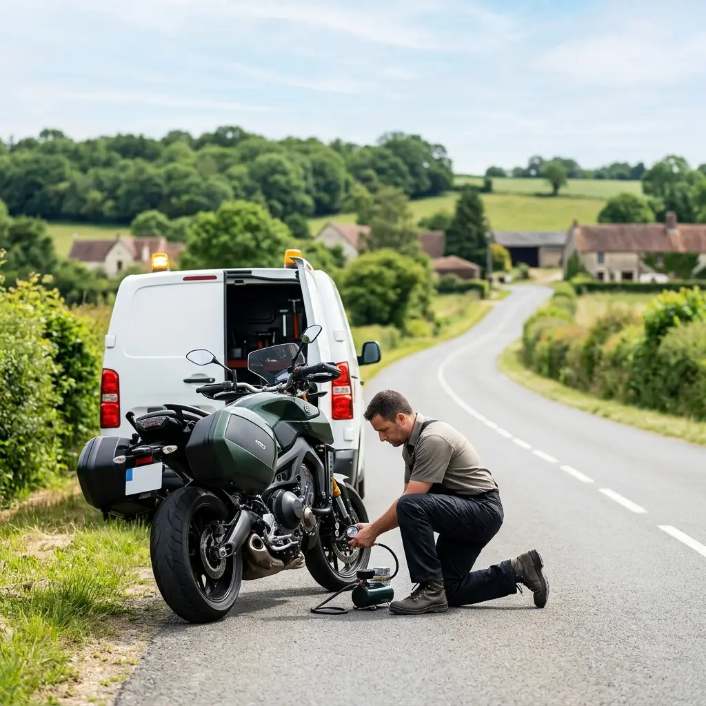 Une assistance moto professionnelle et sereine