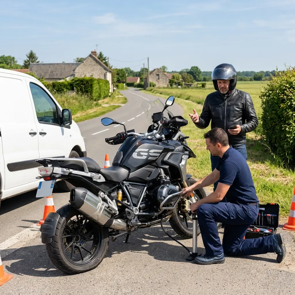 Dépannage moto Saint-Vrain (91770)