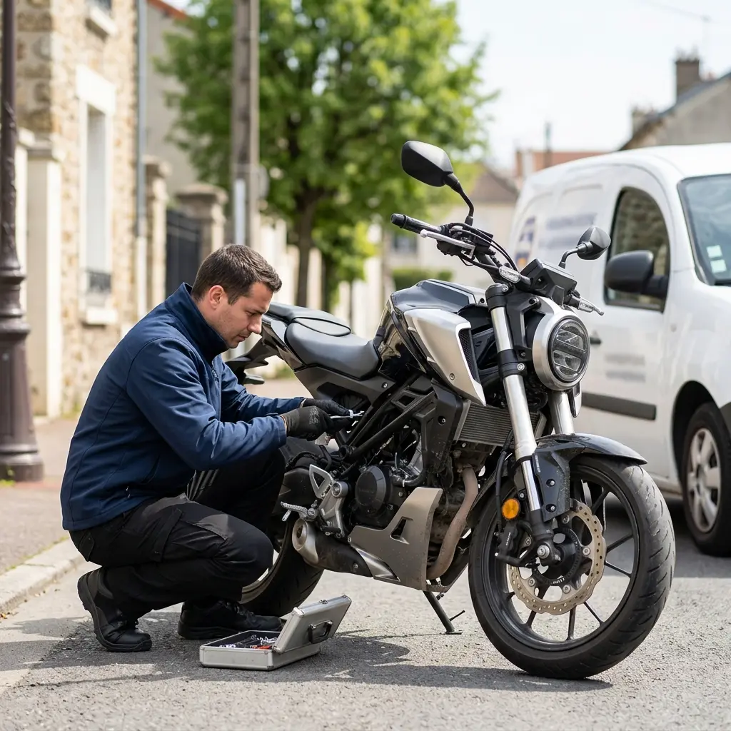 Une solution de dépannage moto sereine et transparente