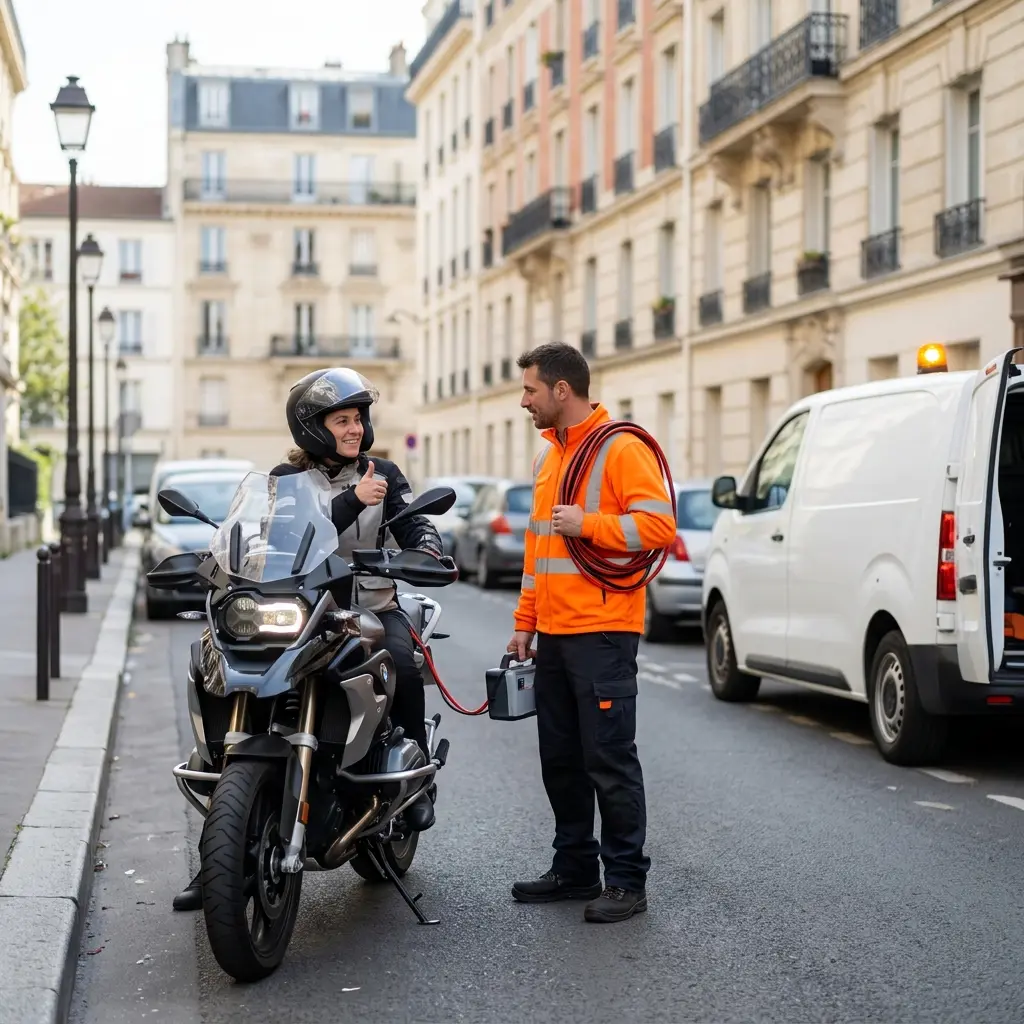 Besoin d'un dépannage moto urgent à Clichy ?