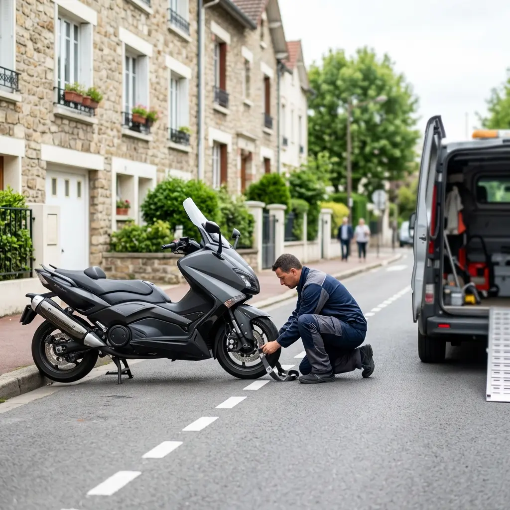 Un service de dépannage moto transparent et professionnel