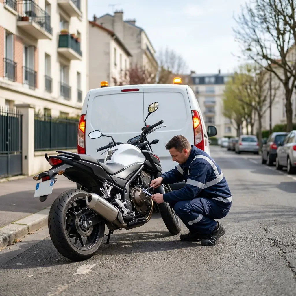 Dépannage moto Suresnes (92150)