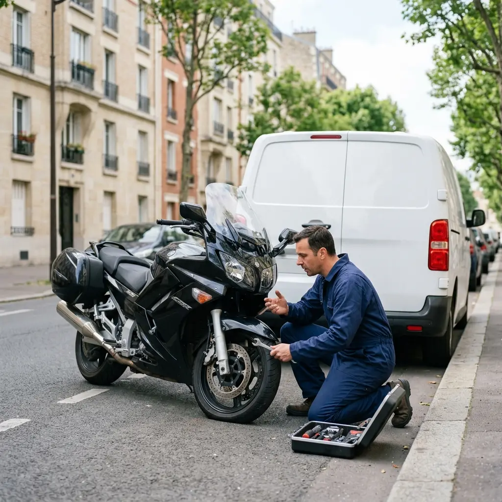 Les bons réflexes en cas de panne de moto à Vanves