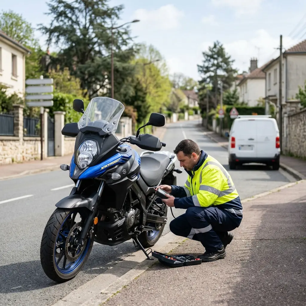 Comment réagir correctement lors d'une panne de moto à Meudon ?