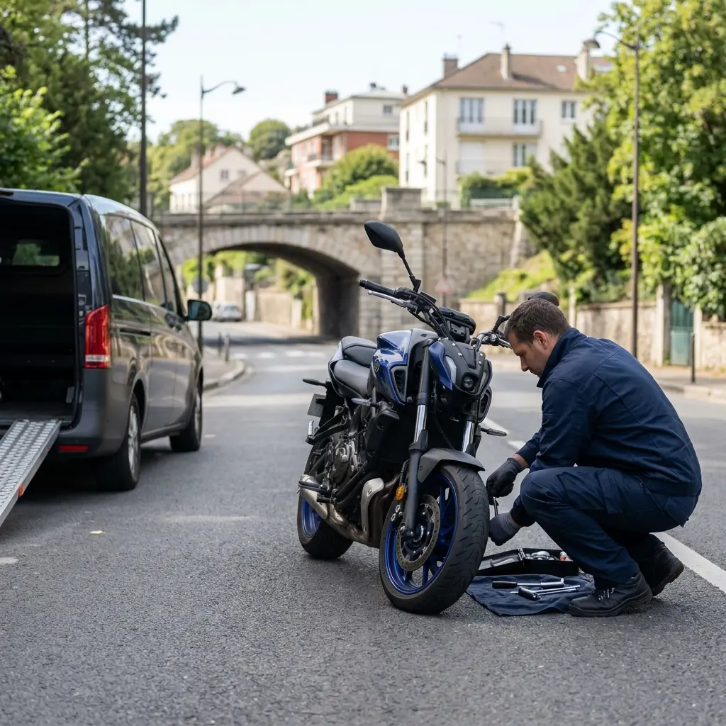 Besoin d'un dépannage moto rapide à Saint-Cloud ?