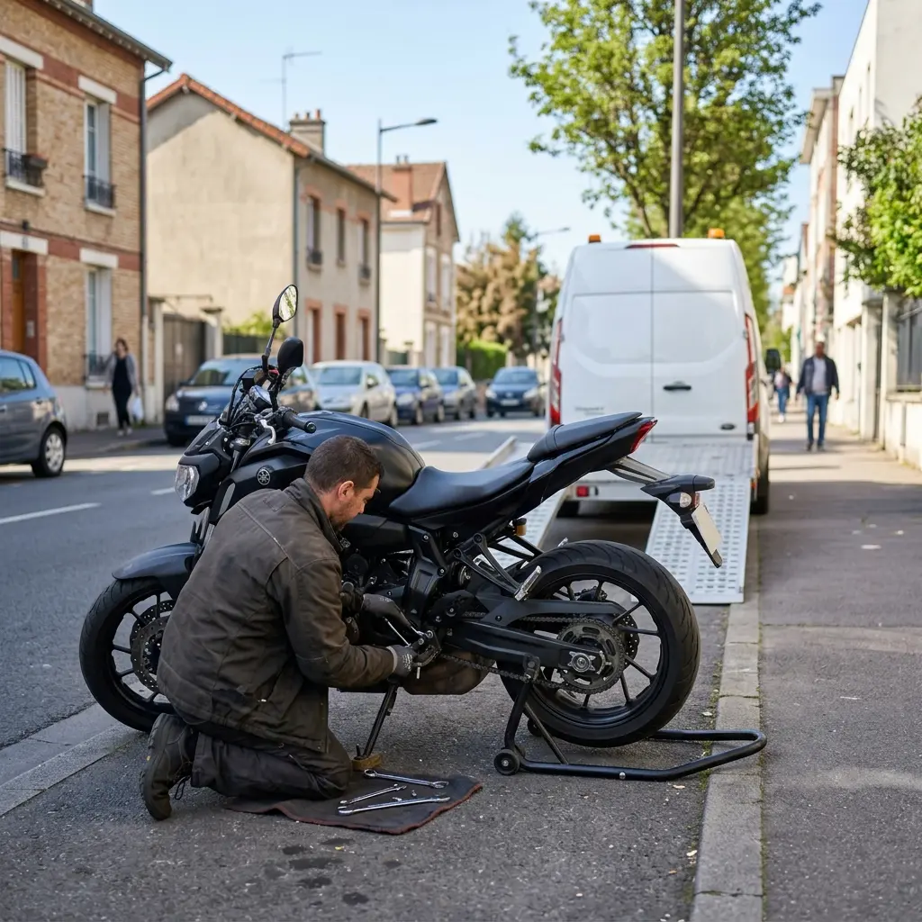 Comment se déroule le dépannage moto à Gennevilliers ?