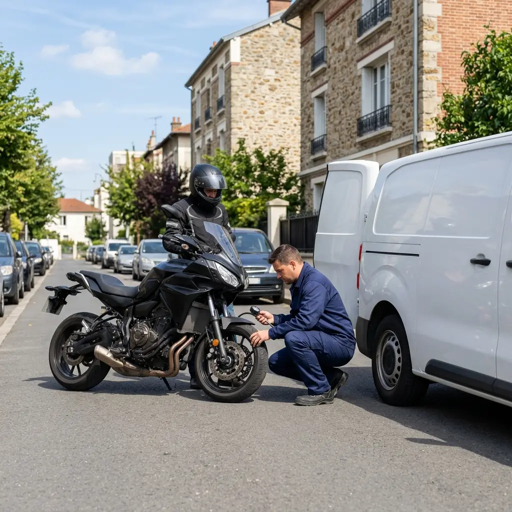 Les gestes essentiels en cas de panne de moto à Garenne-Colombes