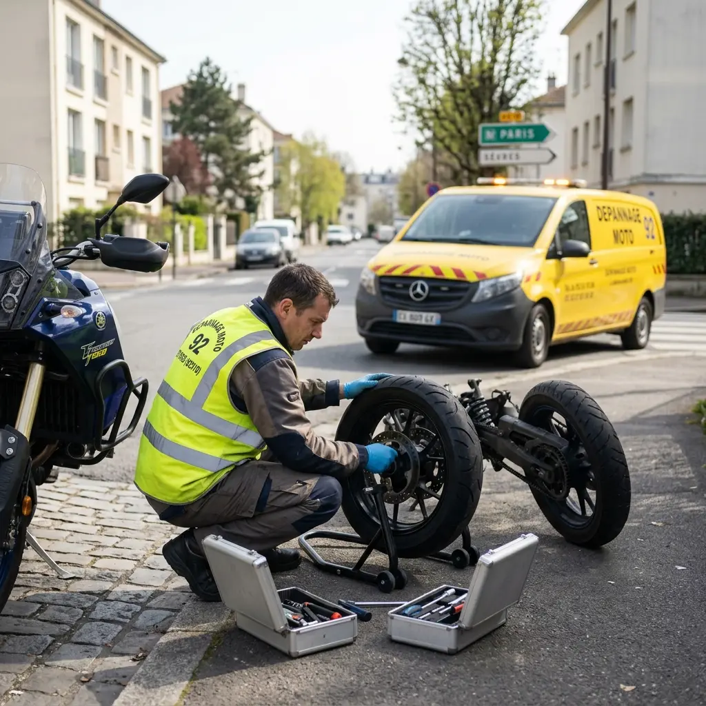 Dépannage moto Sèvres (92310)