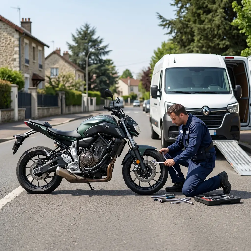 Comment se déroule le dépannage moto à Chaville ?