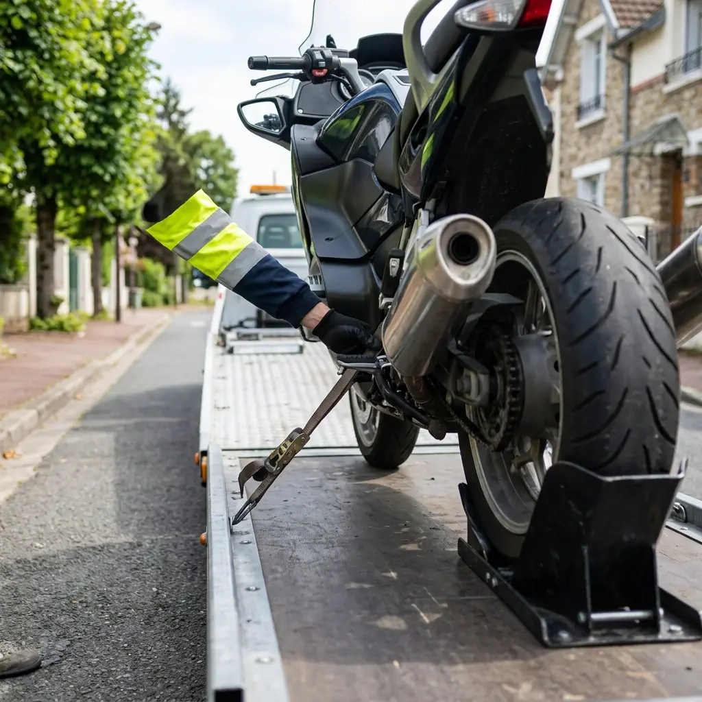 Un service de remorquage moto fiable et transparent