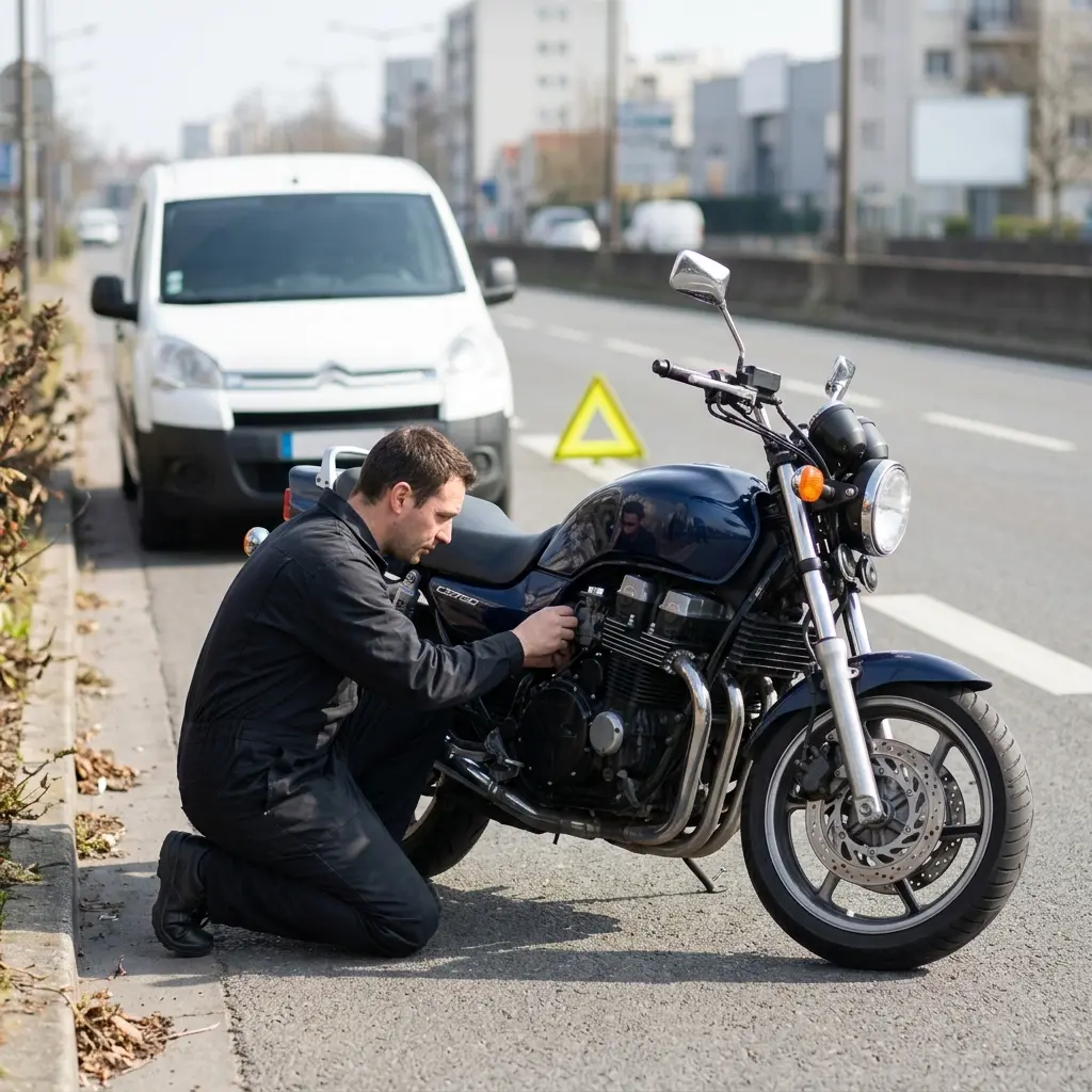 Dépannage moto Villeneuve-la-Garenne (92390)