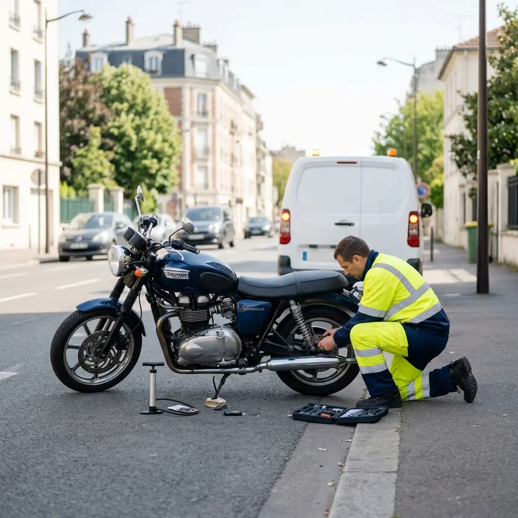 Dépannage moto Courbevoie (92400)