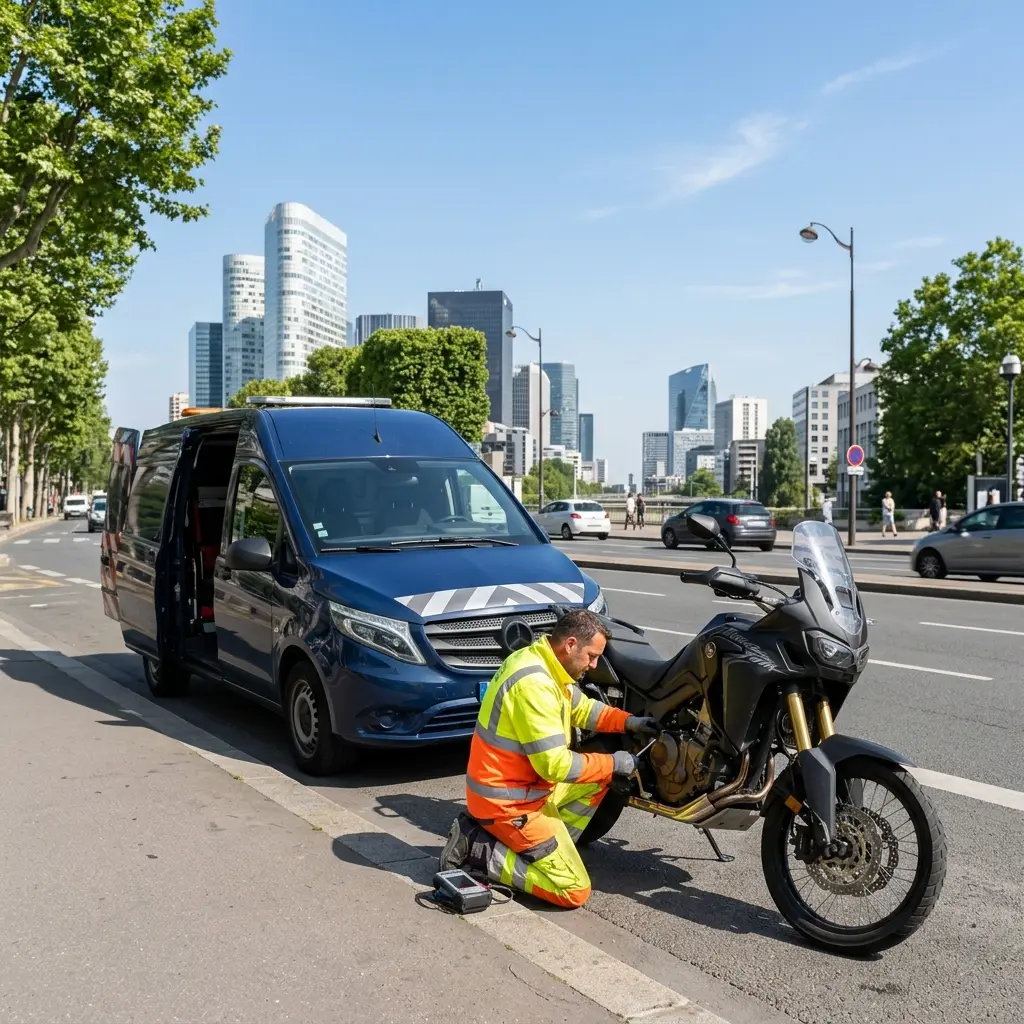 Un service de remorquage et dépannage moto professionnel