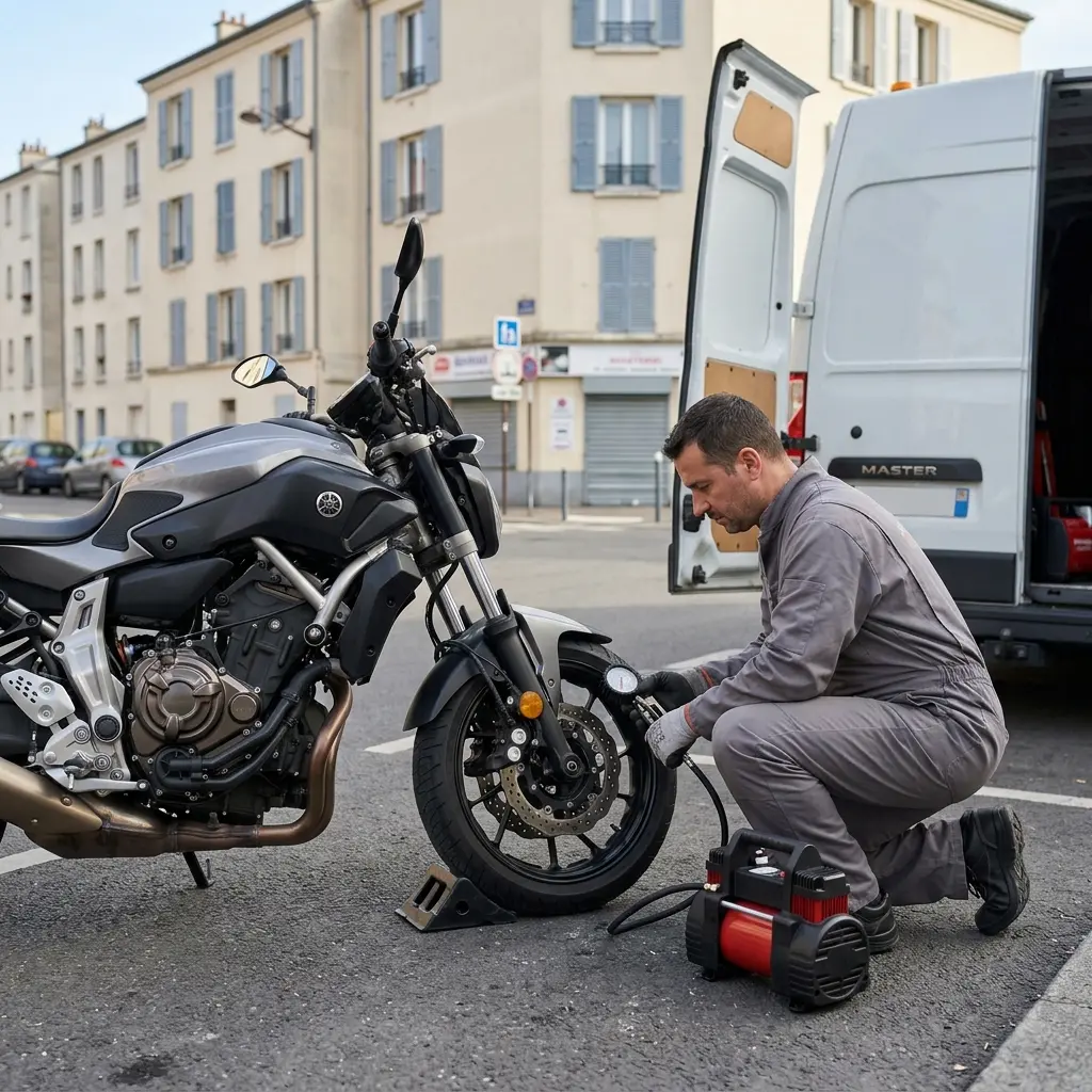 Une assistance moto transparente et efficace à Montreuil