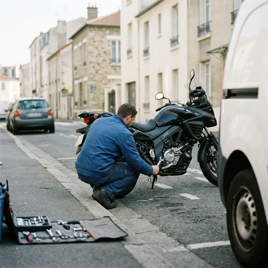 Besoin d'un dépannage moto urgent à Montreuil ?