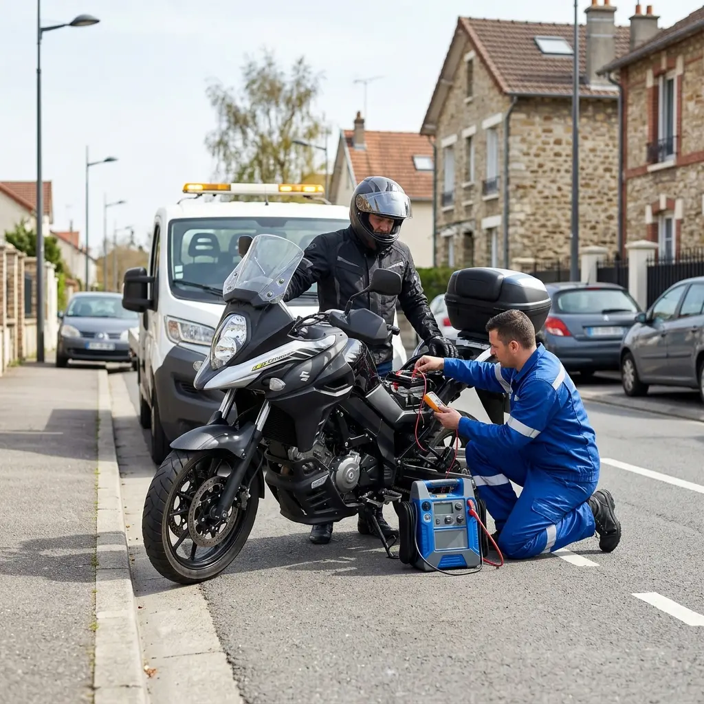 Comment se déroule le dépannage moto à Rosny-sous-Bois ?
