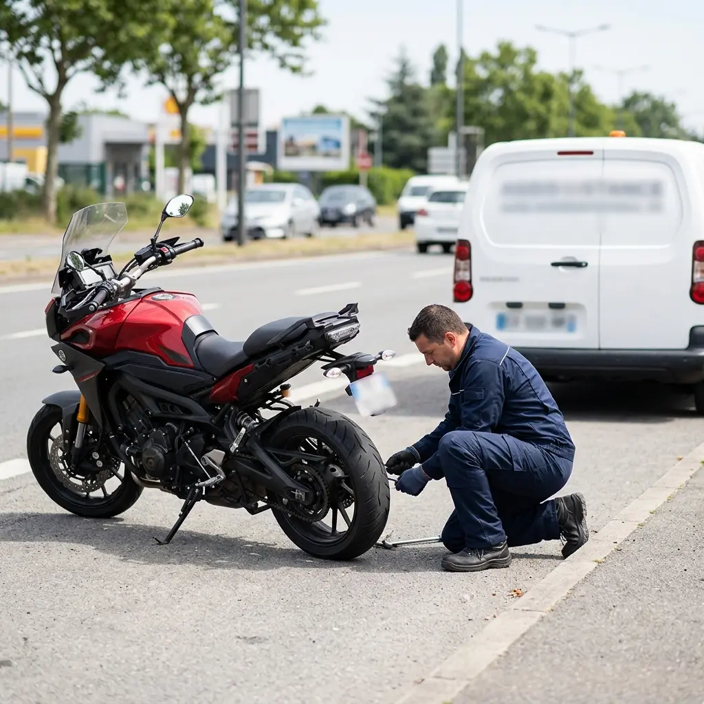 Les bons gestes en cas de panne de deux-roues