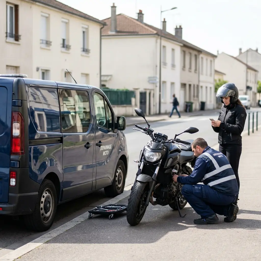 Besoin d'un dépannage moto rapide à Noisy-le-Sec ?