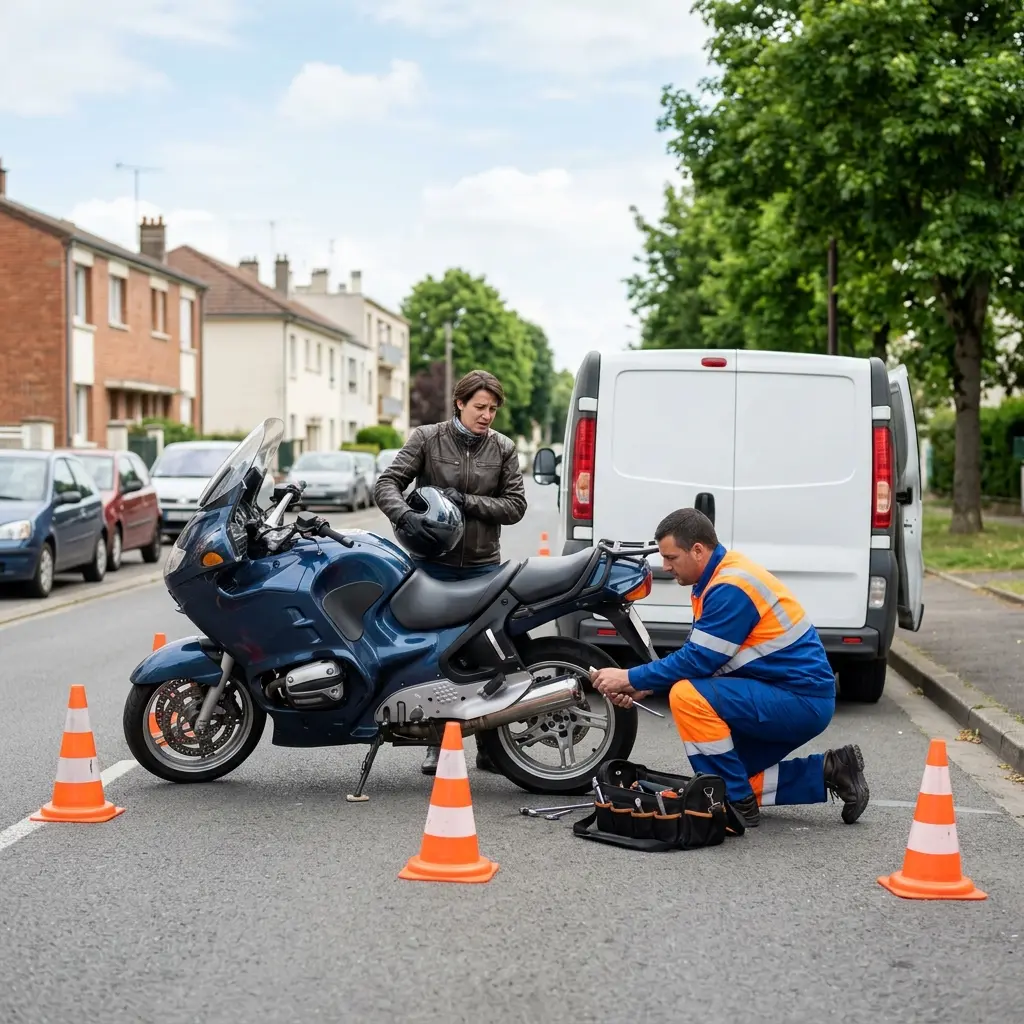 Comment réagir face à une panne de moto au Blanc-Mesnil ?