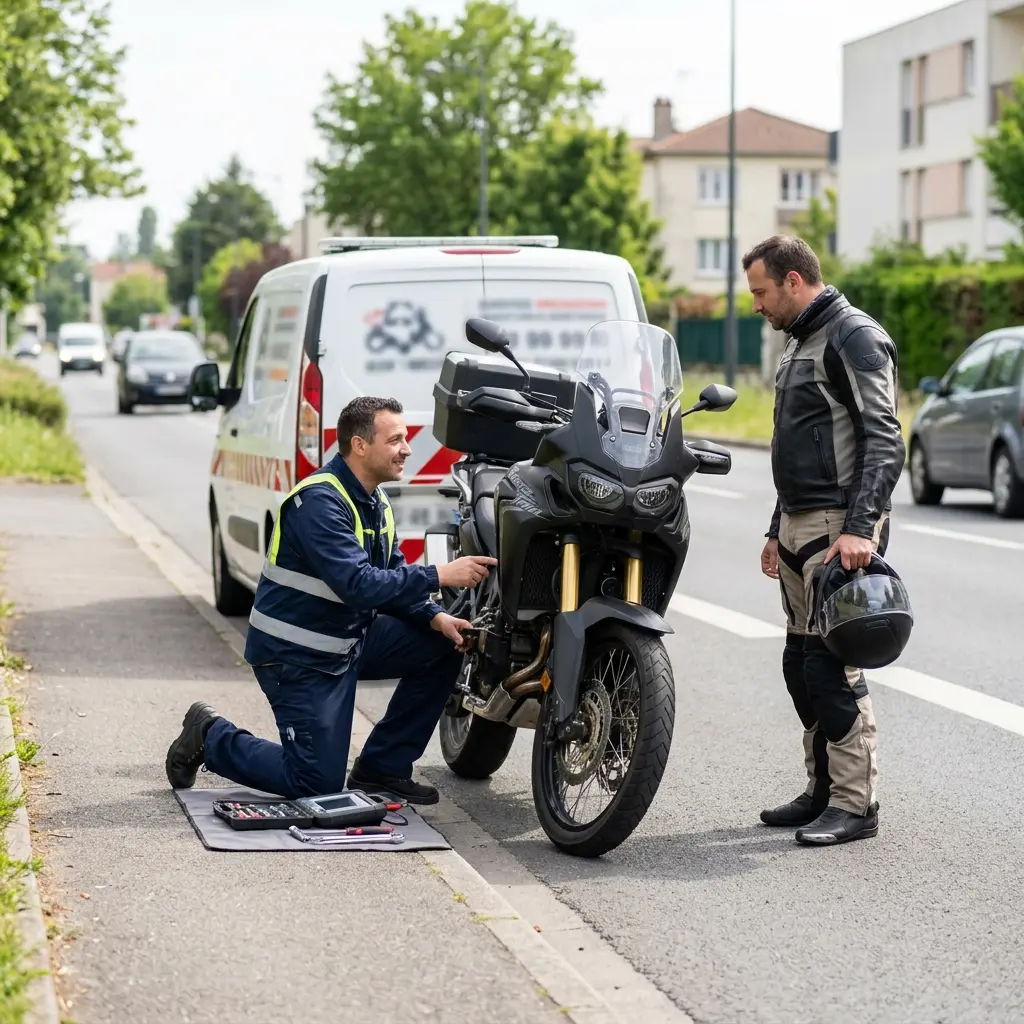 Une assistance moto professionnelle pour rouler sereinement