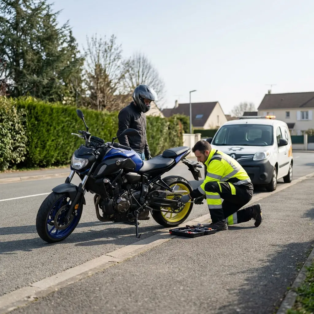 Les gestes essentiels en cas de panne de moto à Montfermeil