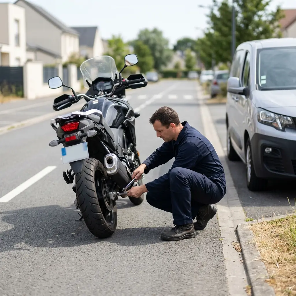 Une assistance moto professionnelle et disponible 7j/7 et 24h/24