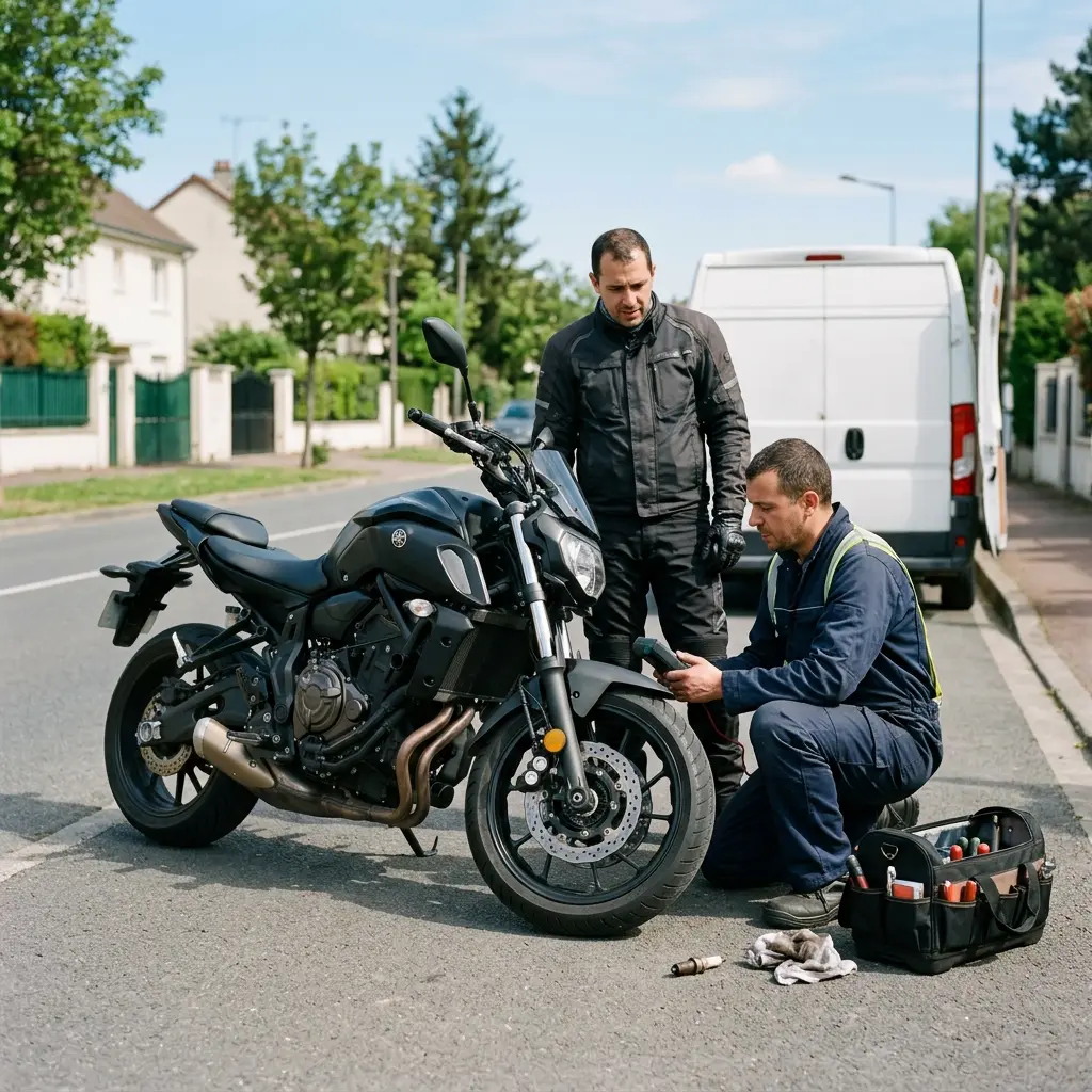 Bons réflexes à adopter en cas de panne de moto à Coubron