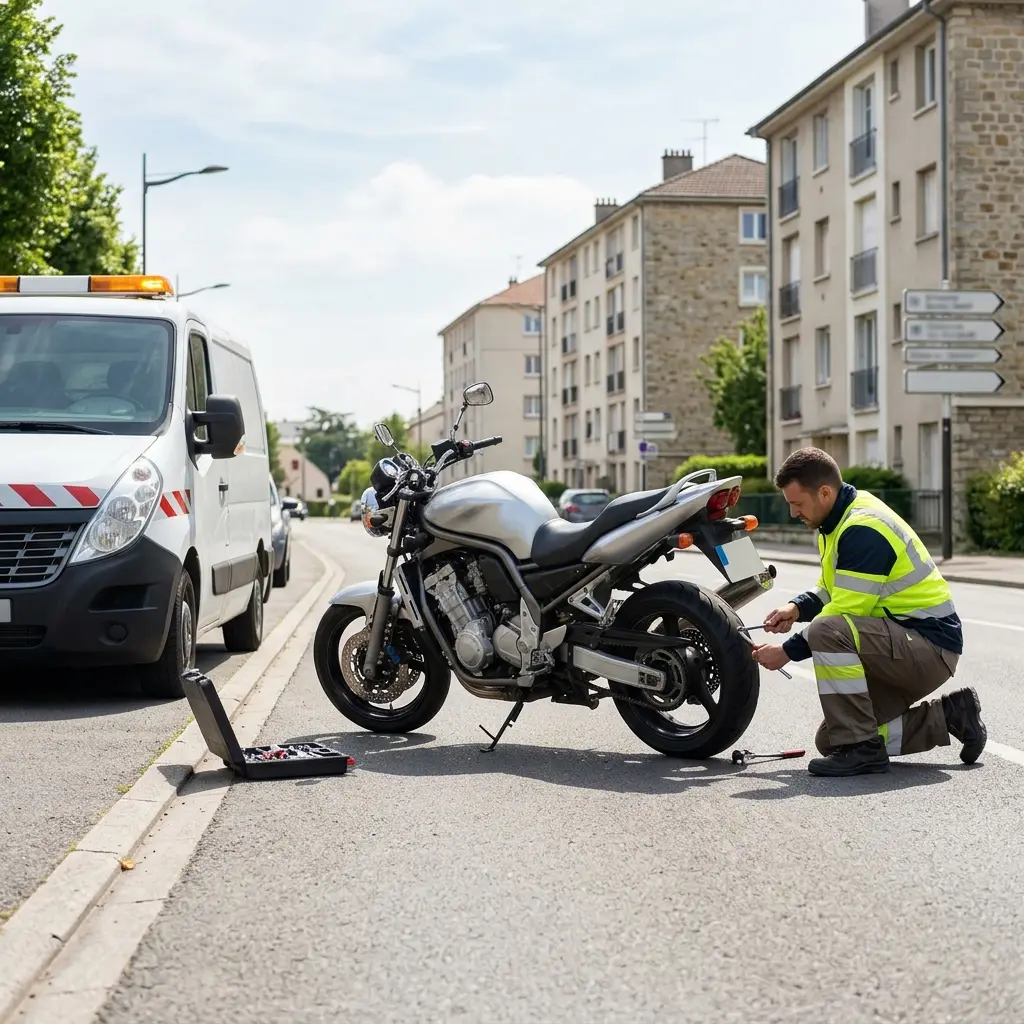 Une assistance moto transparente et disponible 7j/7 et 24h/24