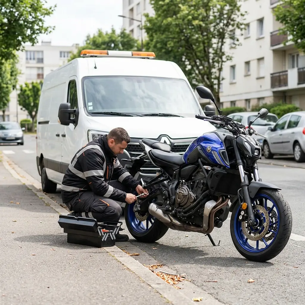 Les bons réflexes en cas de panne de moto à Épinay-sur-Seine