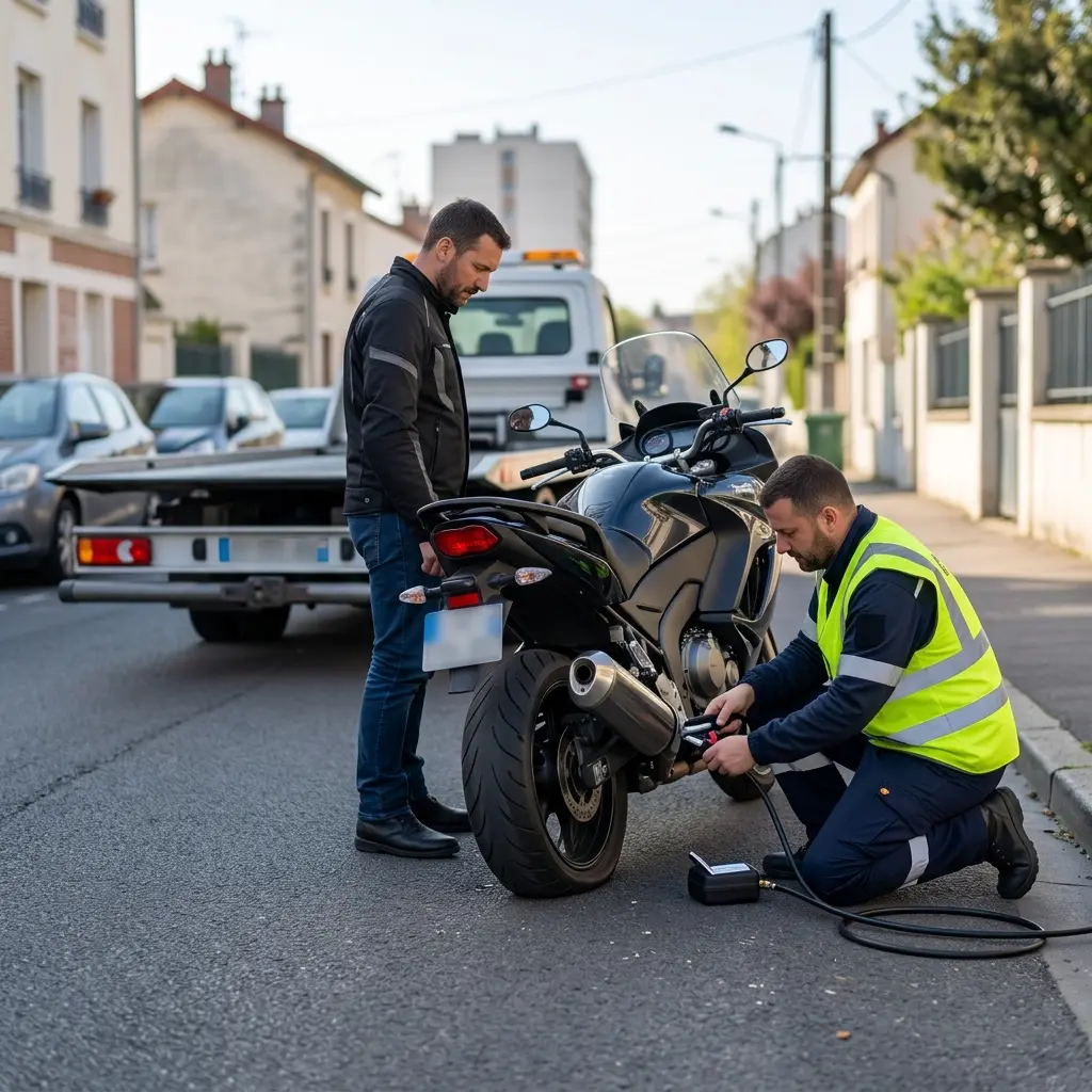 Une assistance moto disponible pour tous vos déplacements