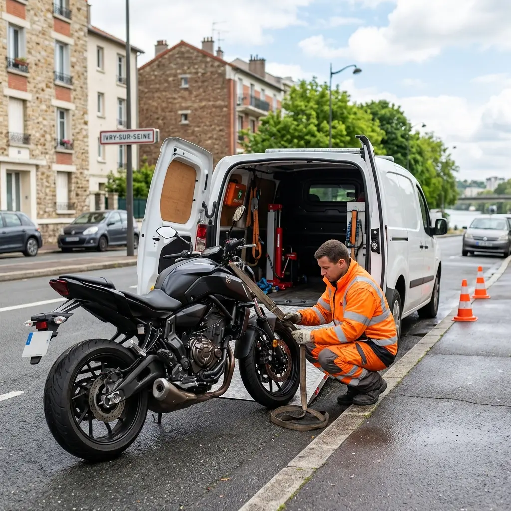 Besoin d'un dépannage moto rapide à Ivry-sur-Seine ?