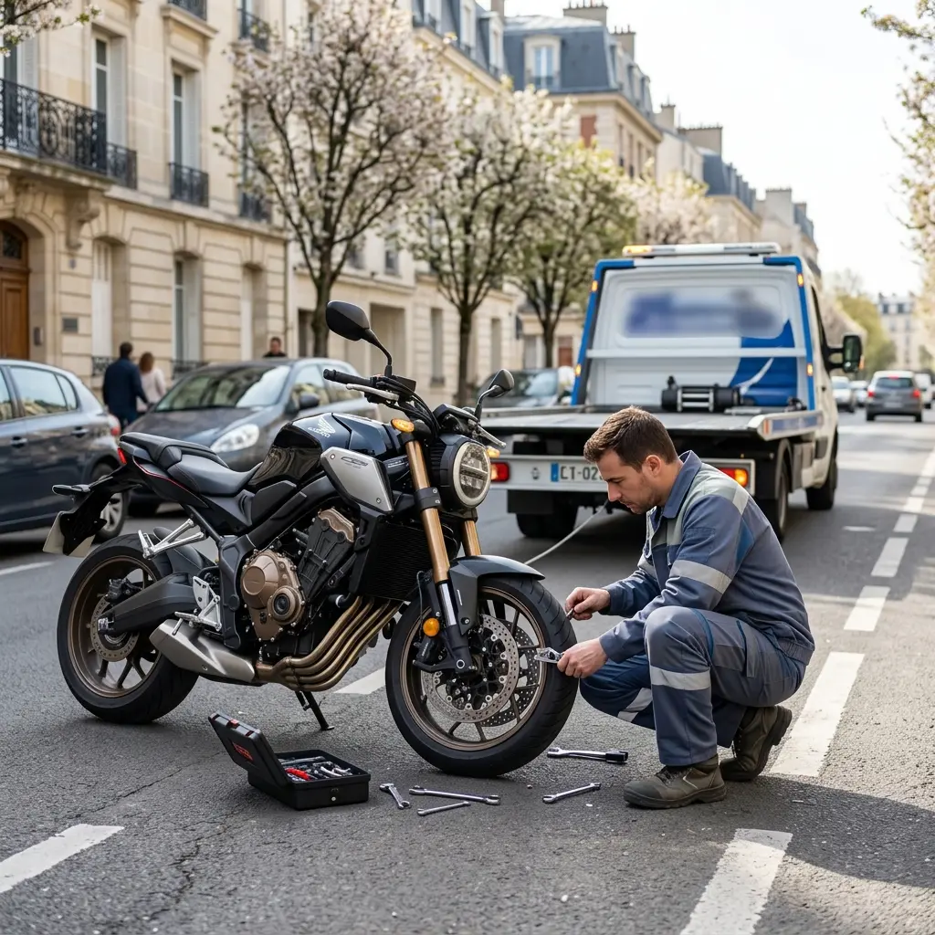 Les bons gestes en cas de panne de moto à Vincennes