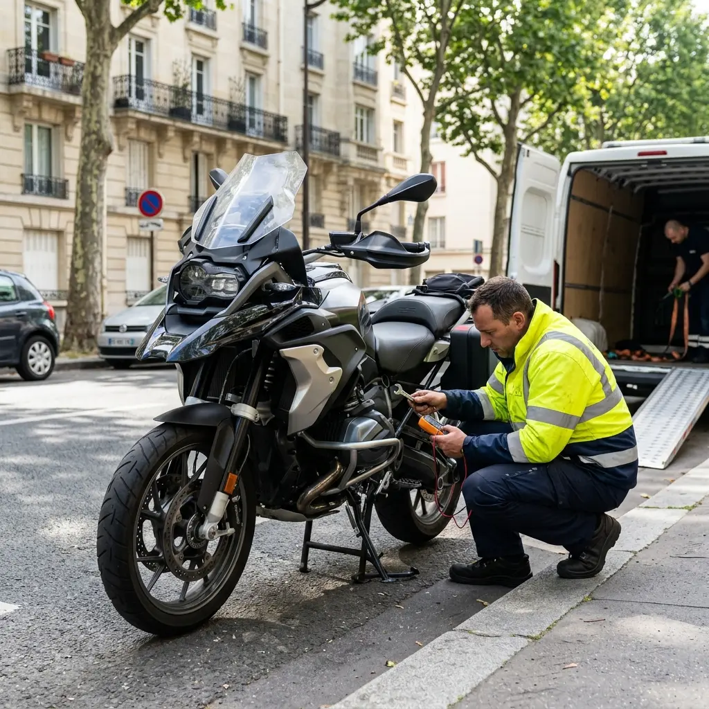Comment se déroule le dépannage de votre moto à Vincennes ?