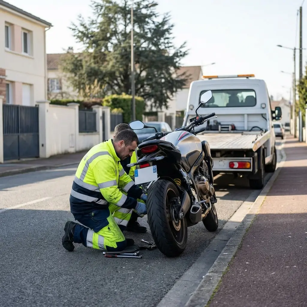 Ma méthode de dépannage moto à Thiais