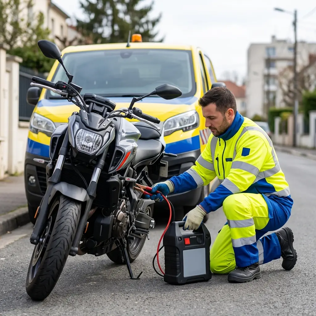 Le déroulement concret du dépannage moto à Thiais